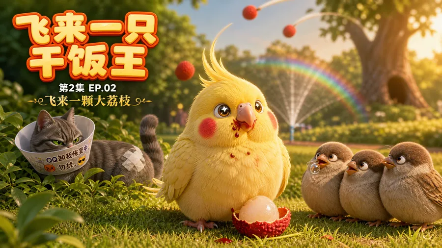 飞来一只干饭王 EP.02《飞来一颗大荔枝》