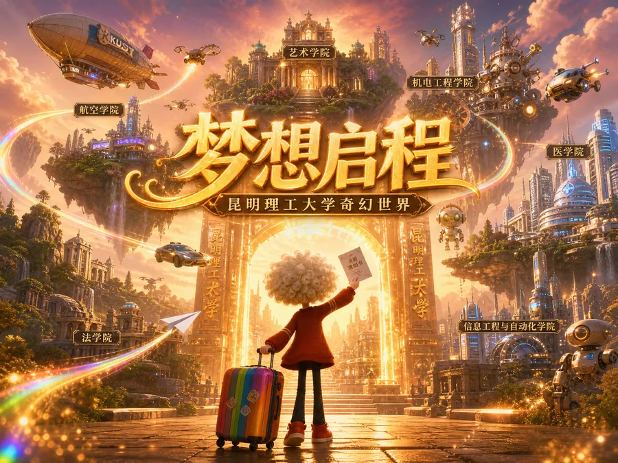 《梦想启程——昆明理工大学奇幻世界》