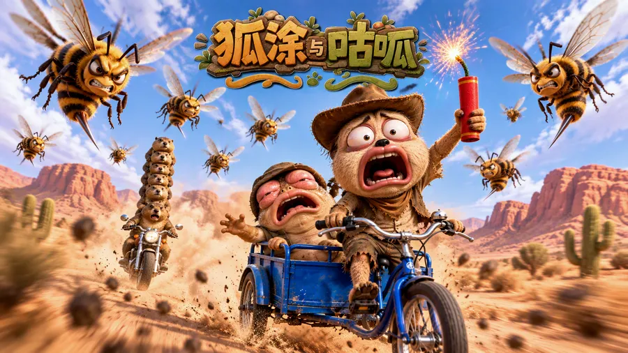 狐涂与咕呱-鞭炮惹的祸