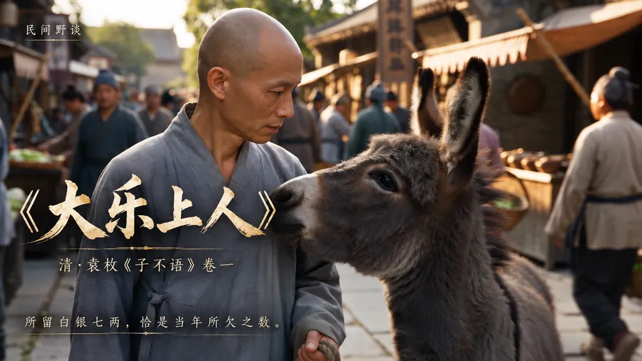 《大乐上人》｜一场敲门，一头驴，七两银子