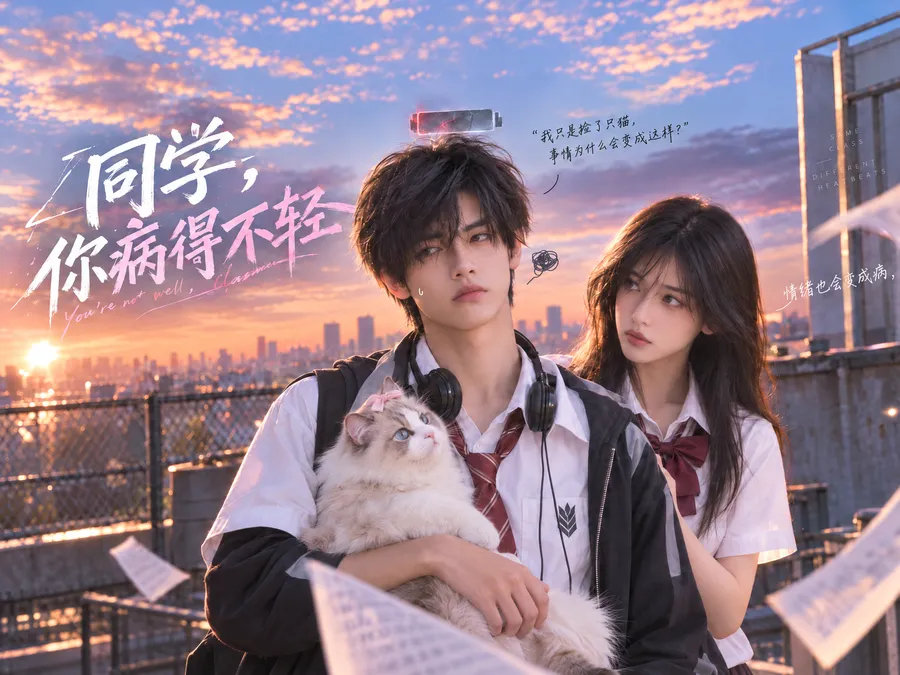 <我捡的猫咪不可能是校花>