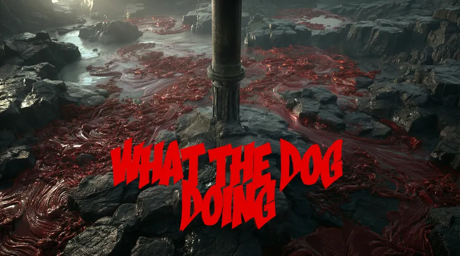 WHAT THE DOG DOING