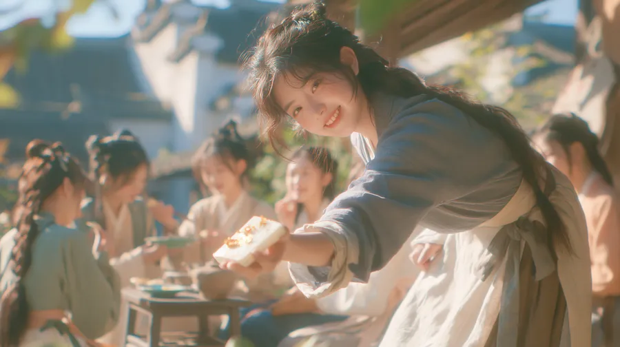 古风少女田园生活
