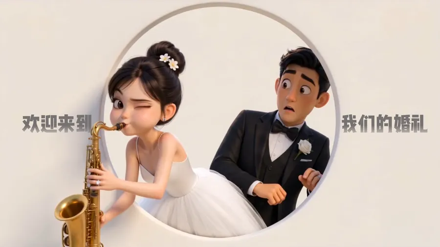 疯狂搞笑版婚礼开场片